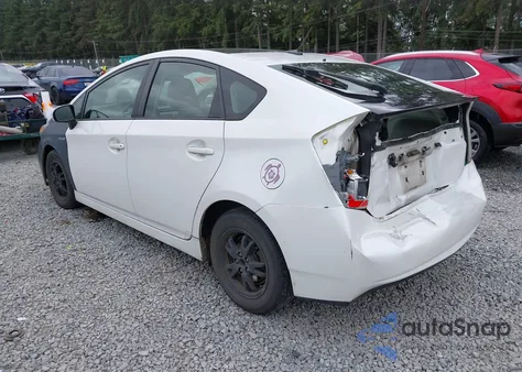2012 Toyota Prius Three from USA, damaged, VIN JTDKN3DU7C5525251
